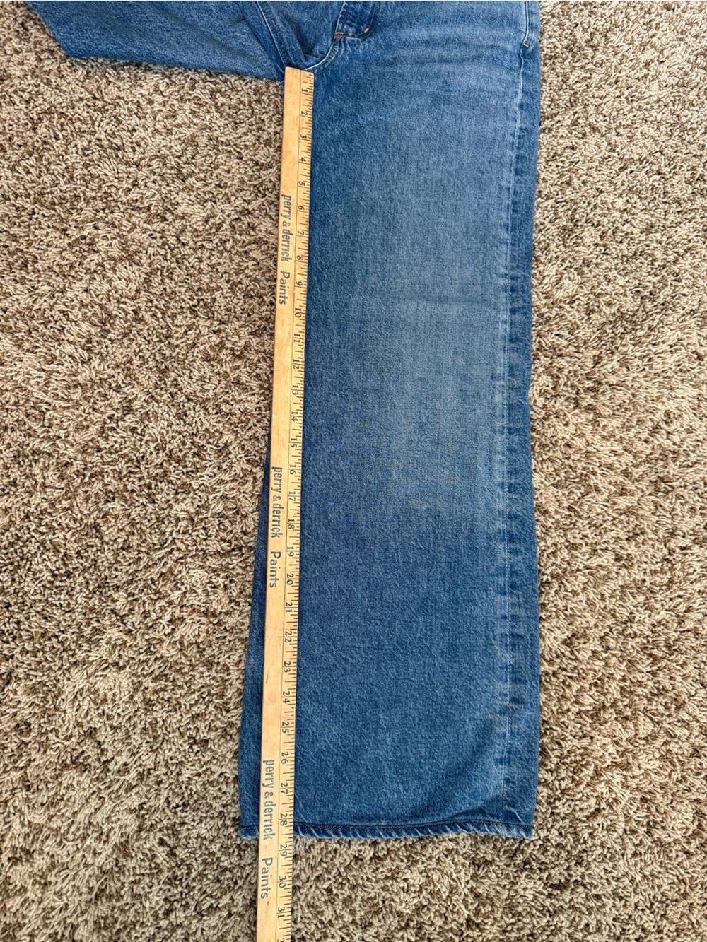 Citizens Of Humanity Paloma Medium Blue Baggy Wide-Leg High-Rise Jeans sz 24 - Picture 12 of 16